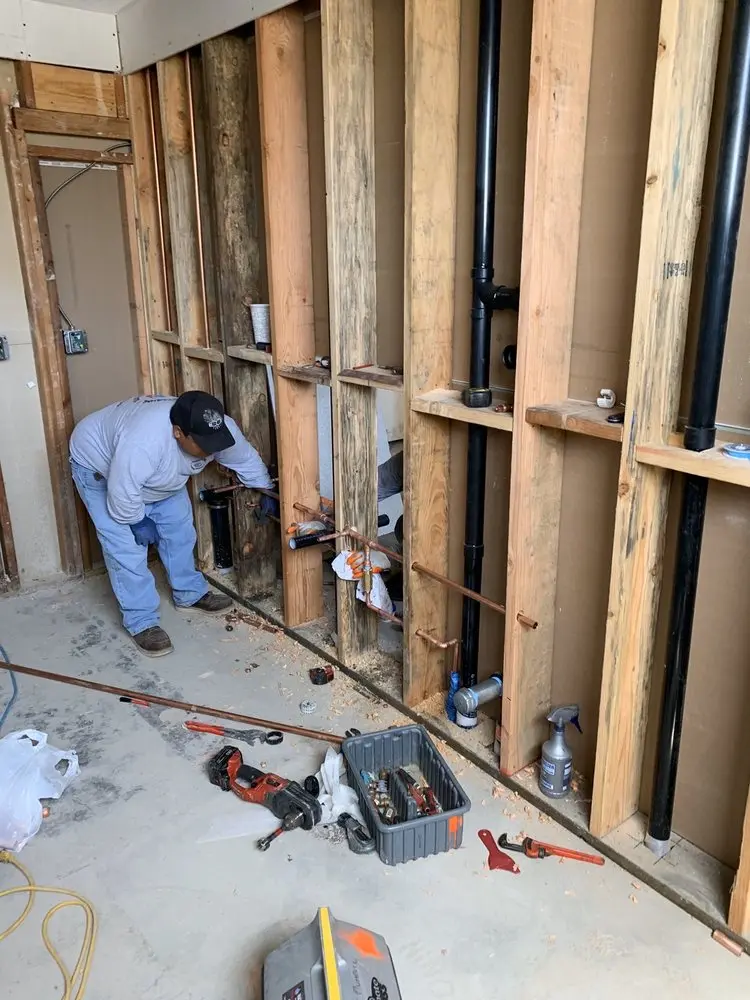 Commercial rough-in plumbing for Gas Line Repair in East End South